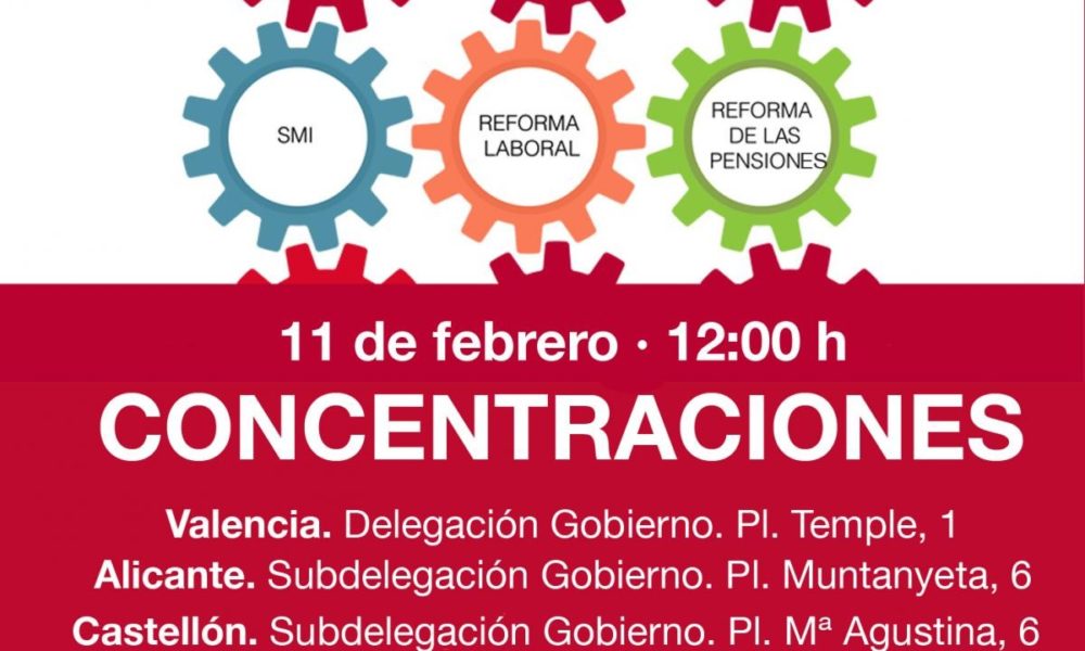 UGT y CCOO exigen la subida del salario mínimo y derogar la reforma ...