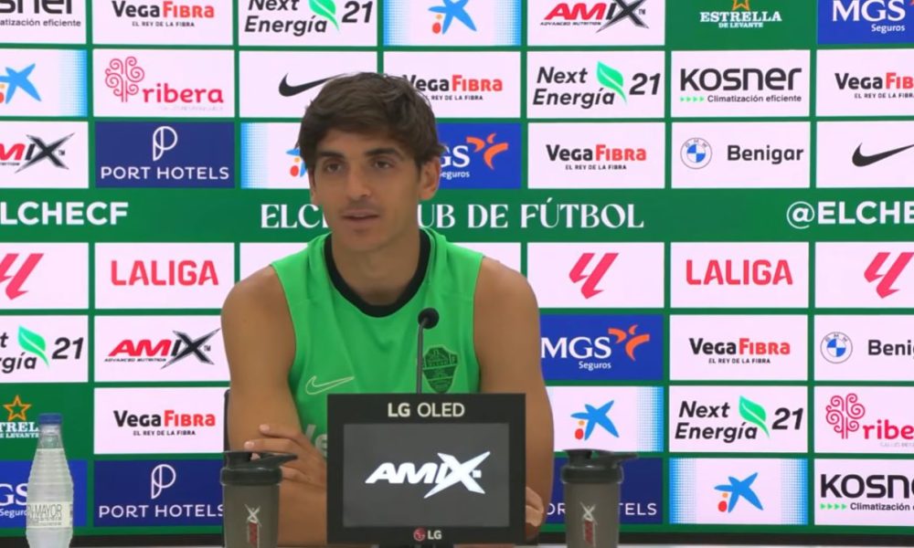 Villar: “Se tiene que notar que el Elche se juega muchísimo más”