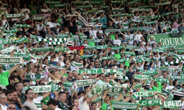 Medio centenar de aficionados franjiverdes acompañarán al Elche en Vigo