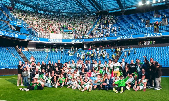 Se cumple un año del ascenso del Elche a Primera en Riazor