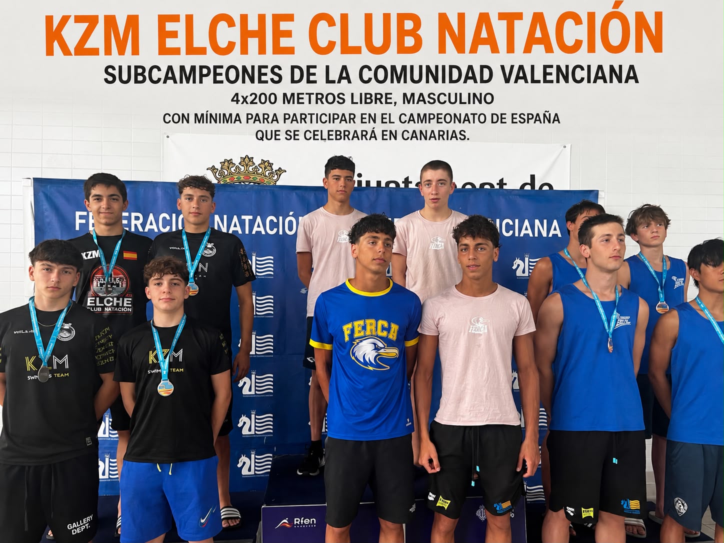 El KZM Natación Elche firma un fin de semana de éxitos nacionales y autonómicos