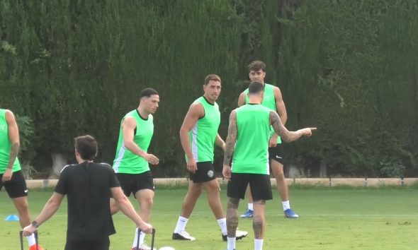 Adam Boayar y Yago de Santiago, las ausencias en el entrenamiento de este martes