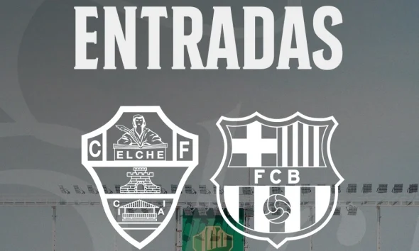 El Elche C.F. saca este martes las entradas contra el Barça