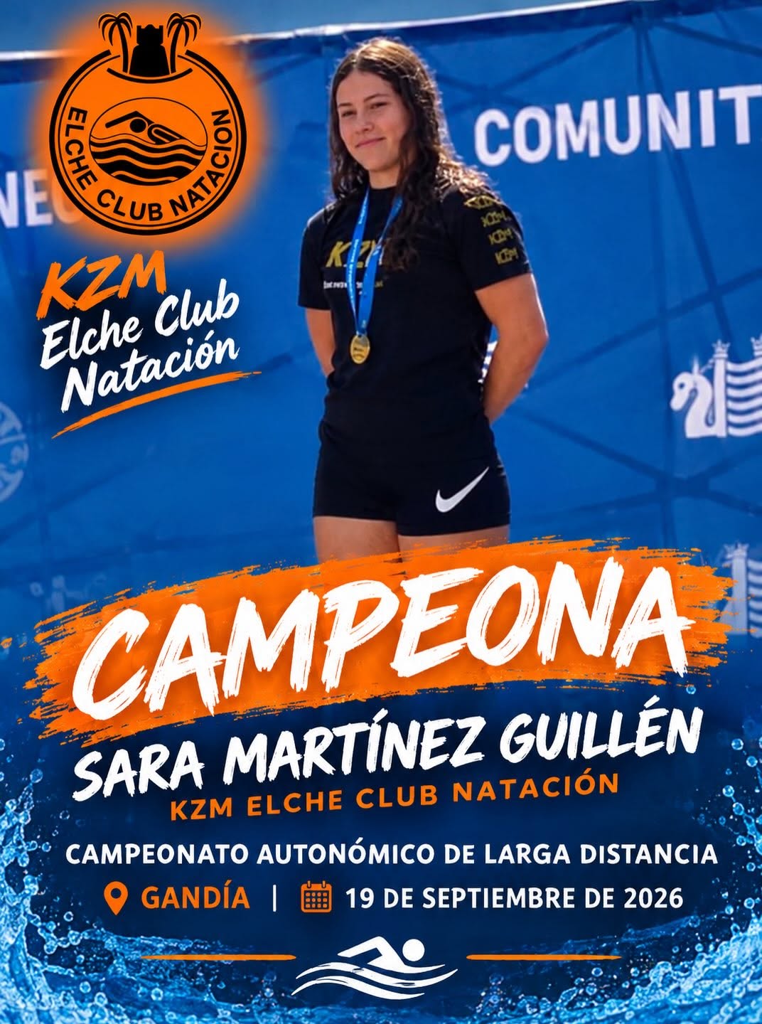 Sara Martínez Guillén, campeona autonómica junior de Larga Distancia
